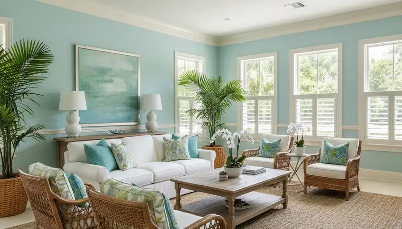 Freshly painted West Palm Beach interior with smooth, professional finishes by expert house painters