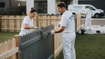 Professional fence painting in West Palm Beach FL for durable, sun-resistant exterior finish