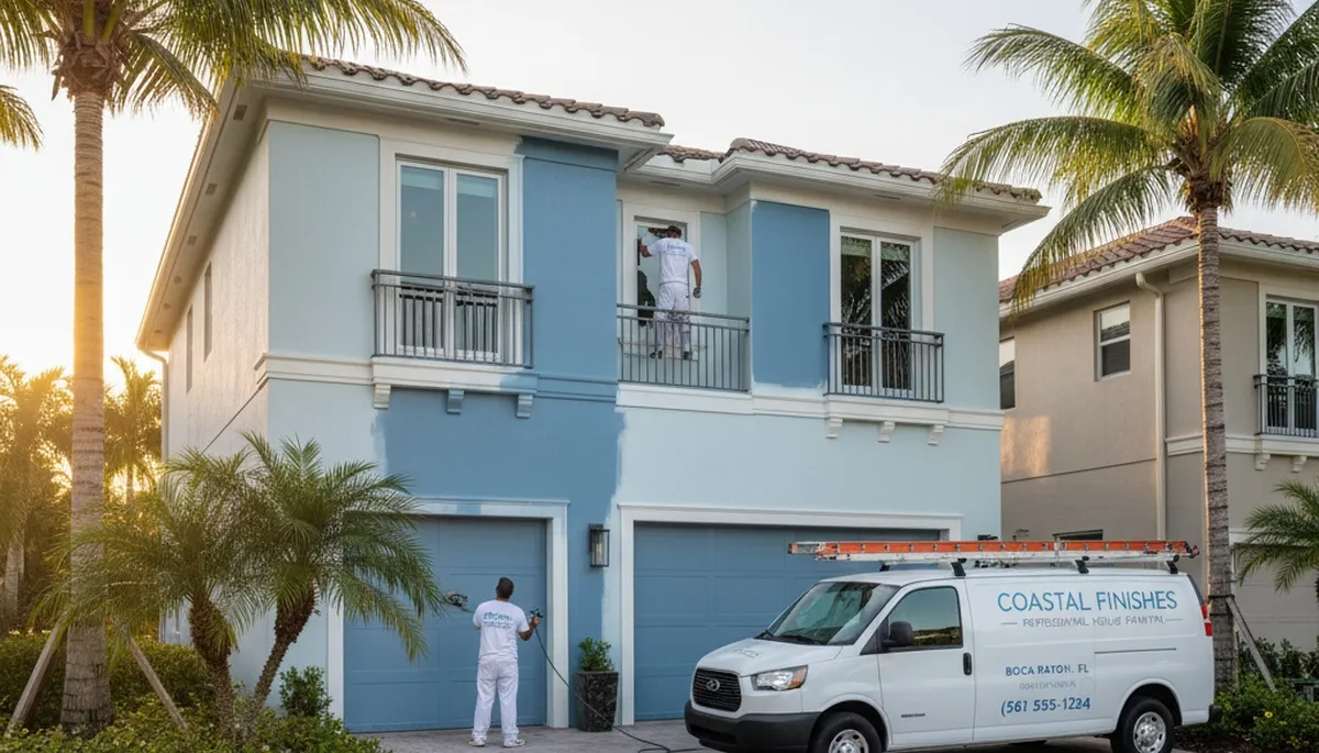 House painting contractors in West Palm Beach, FL providing interior and exterior painting services