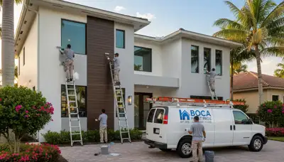 Professional house painting services in West Palm Beach, FL for residential exterior and interior projects