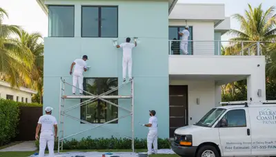 West Palm Beach, FL house painting contractor serving local homes with professional exterior painting services