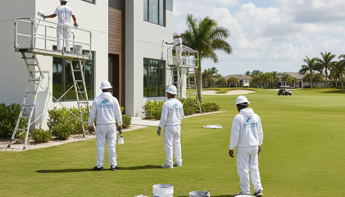 West Palm Beach, FL house painters providing professional interior and exterior painting services