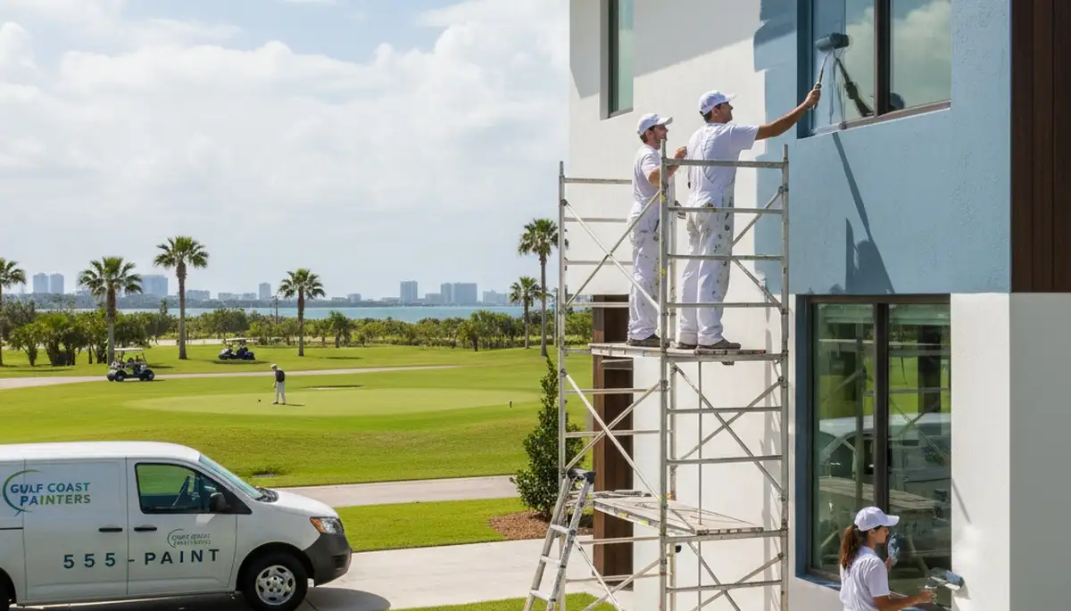 House painting contractor in West Palm Beach, FL providing interior and exterior painting services