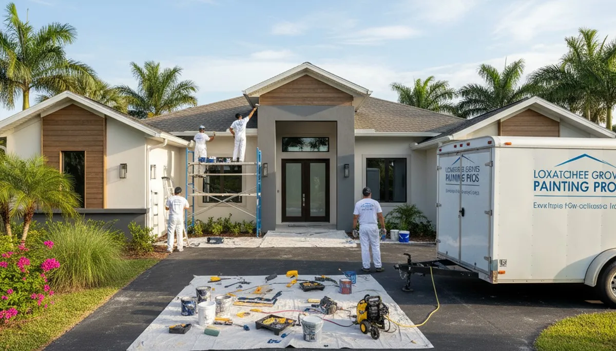 Professional house painting service in West Palm Beach, FL for residential exterior and interior projects