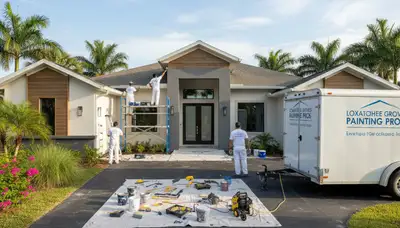 Professional house painting service in West Palm Beach, FL for residential exterior and interior projects