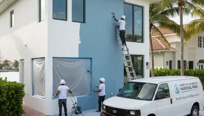 Professional house painters in West Palm Beach FL providing expert exterior home painting services