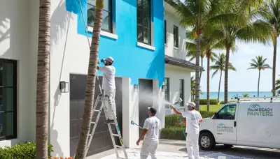 Professional house painters in West Palm Beach FL providing quality exterior home painting services