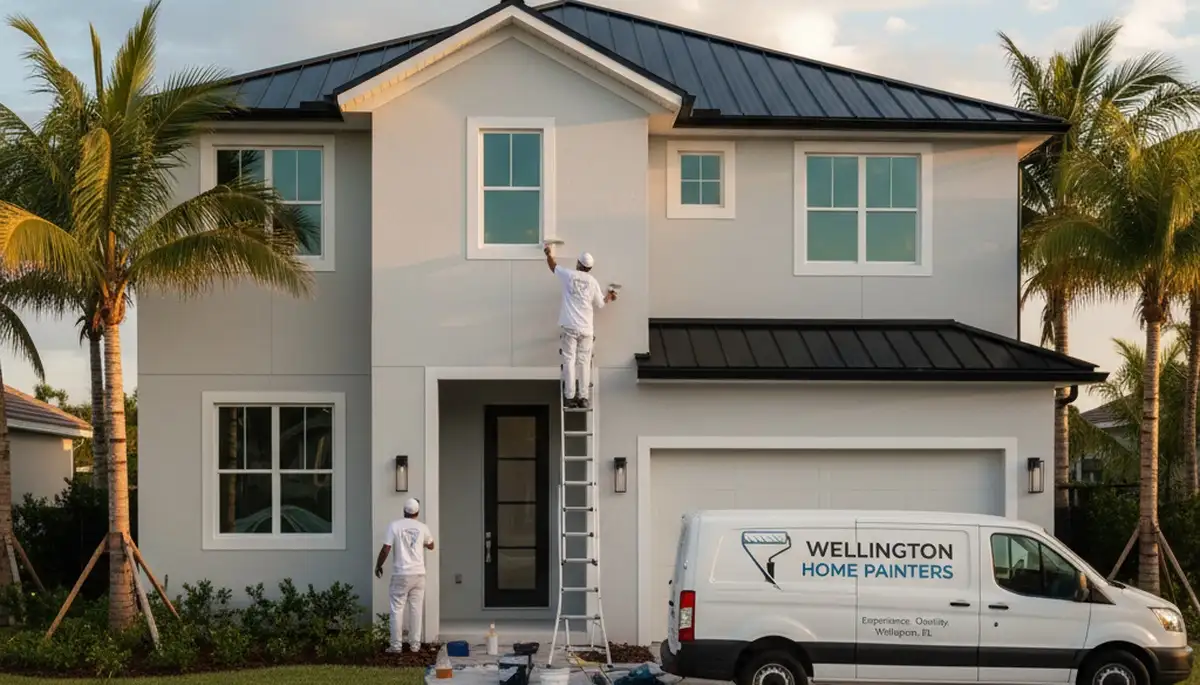 House painting contractors in West Palm Beach, FL providing professional residential painting services