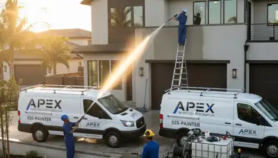 Professional pressure cleaning for homes in West Palm Beach FL removing mildew and salt buildup
