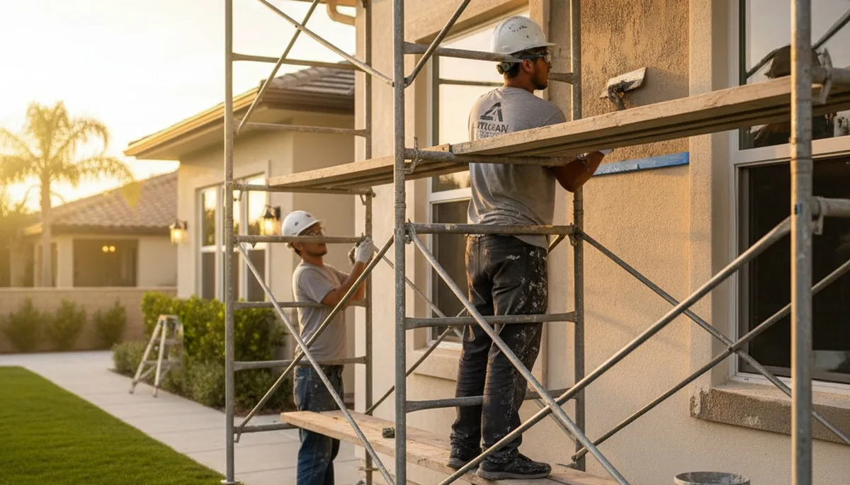 Professional stucco repair and exterior painting in West Palm Beach, FL homes