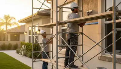Professional stucco repair and exterior painting in West Palm Beach, FL homes